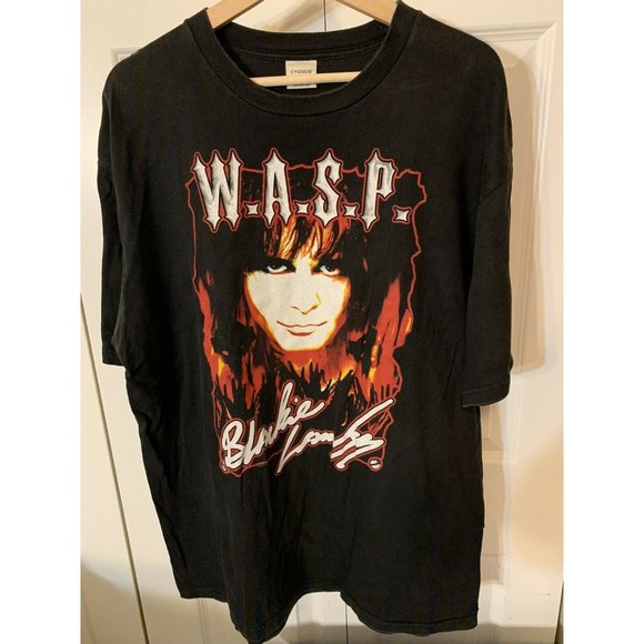 Cygnus WASP T Shirt Sz XL Men Sleeping In The Fire Blackie Lawless‎ W.A.S.P. - Picture 6 of 8